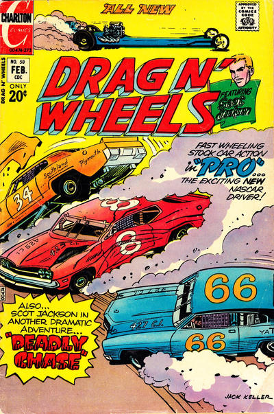 Cover for Drag N' Wheels (Charlton, 1968 series) #58