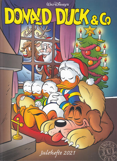 Cover for Donald Duck & Co julehefte (Hjemmet / Egmont, 1968 series) #2021 [Bokhandelutgave]