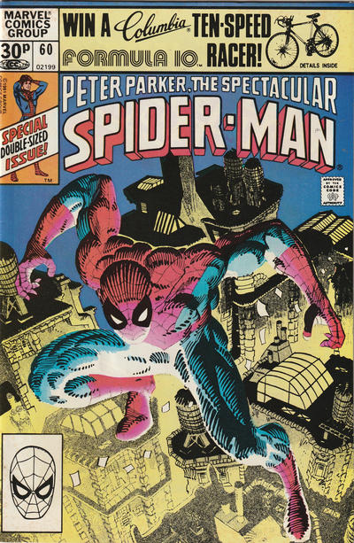 Cover for The Spectacular Spider-Man (Marvel, 1976 series) #60 [British]