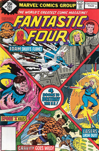 Cover for Fantastic Four (Marvel, 1961 series) #201 [Whitman]