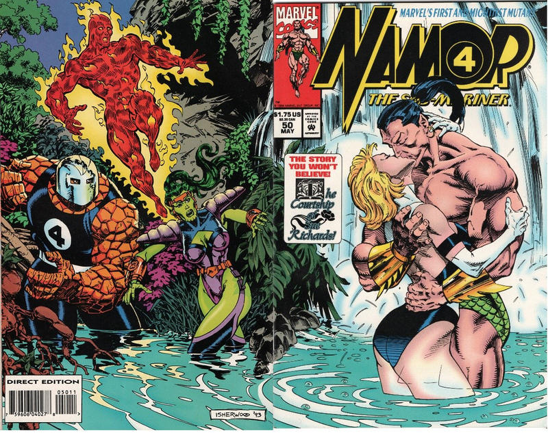 Cover for Namor, the Sub-Mariner (Marvel, 1990 series) #50 [Direct Edition]
