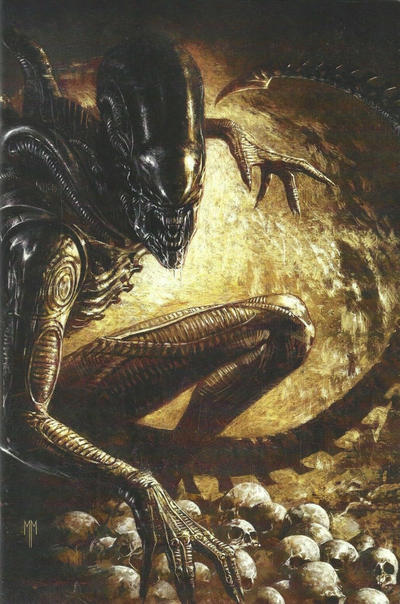 Cover for Alien (Marvel, 2021 series) #1 [Marco Mastrazzo Virgin Art Cover]