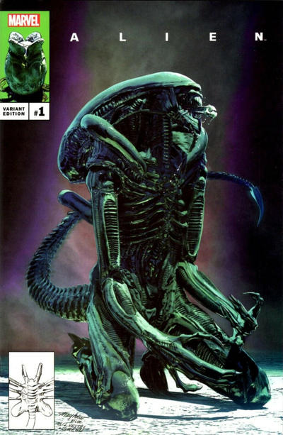 Cover for Alien (Marvel, 2021 series) #1 [Mike Mayhew Cover A]