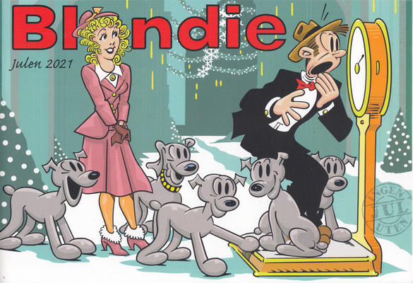 Cover for Blondie (Hjemmet / Egmont, 1941 series) #2021 [Bokhandelutgave]