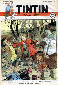 Cover Thumbnail for Le journal de Tintin (Le Lombard, 1946 series) #45/1947