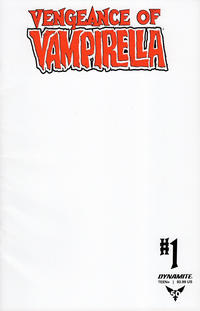 Cover Thumbnail for Vengeance of Vampirella (Dynamite Entertainment, 2019 series) #1 [Blank Authentix Edition]