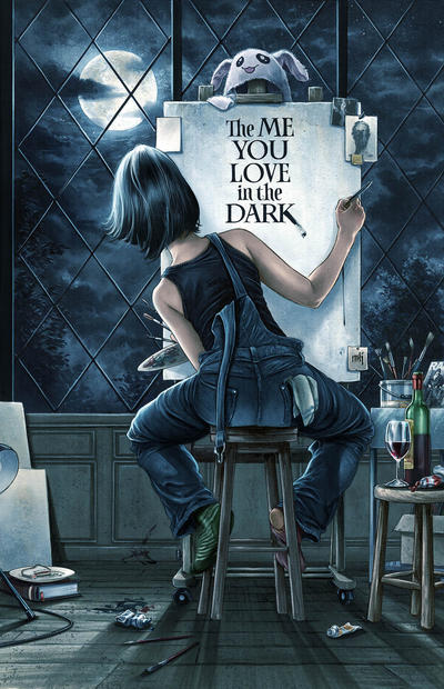 Cover for The Me You Love in the Dark (Image, 2021 series) #1 [Norman Rockwell Homage Virgin Cover - Mike Krome]