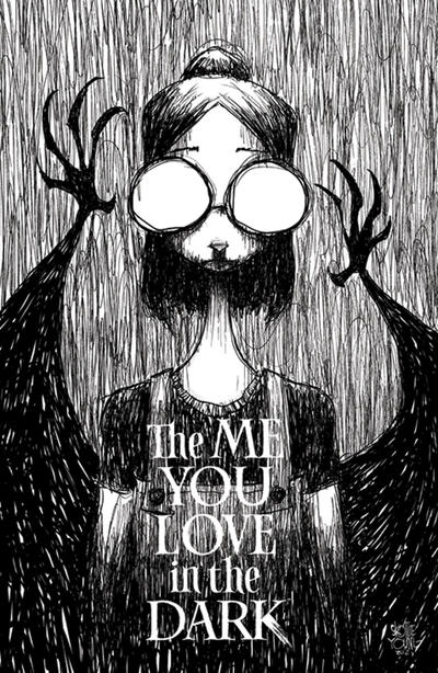 Cover for The Me You Love in the Dark (Image, 2021 series) #1 [1:25 Ratio Variant Cover - Skottie Young]
