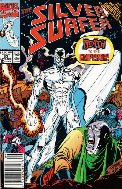 Cover for Silver Surfer (Marvel, 1987 series) #53 [Newsstand]