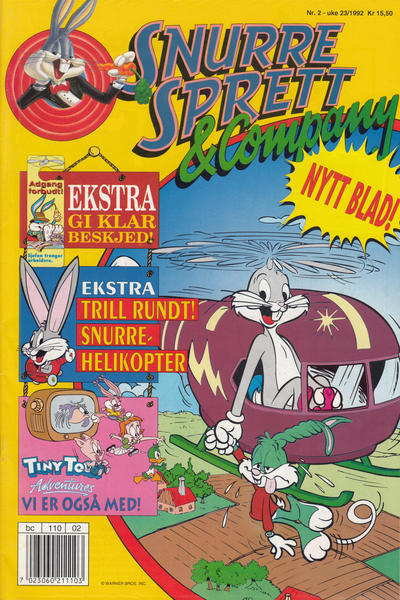 Cover for Snurre Sprett & Company [Snurre Sprett] (Hjemmet / Egmont, 1992 series) #2/1992