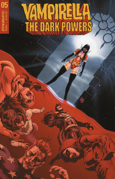 Cover for Vampirella: The Dark Powers (Dynamite Entertainment, 2020 series) #5 [Cover D Jonathan Lau]