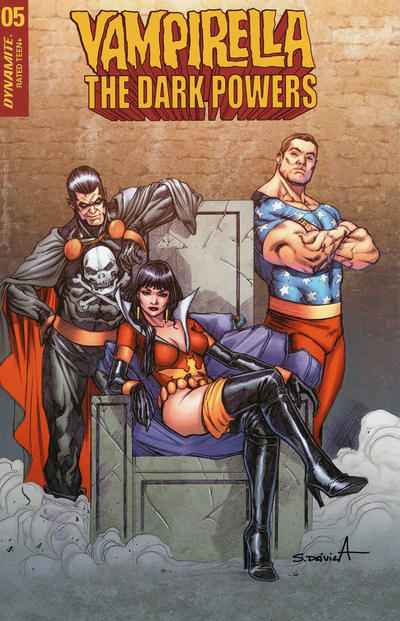 Cover for Vampirella: The Dark Powers (Dynamite Entertainment, 2020 series) #5 [Cover G Sergio Dávila]