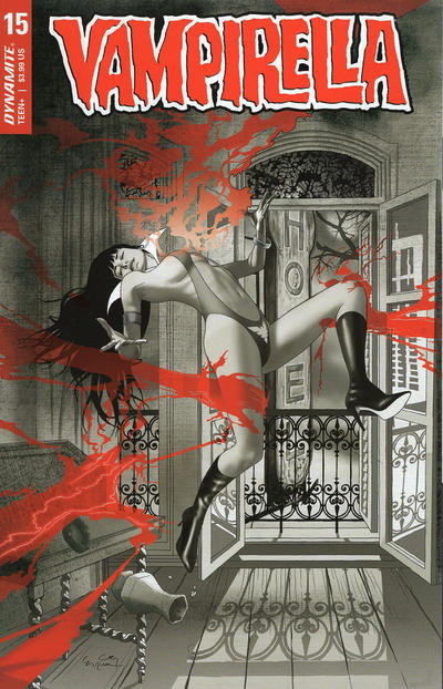 Cover for Vampirella (Dynamite Entertainment, 2019 series) #15 [Cover D Ergün Gündüz]