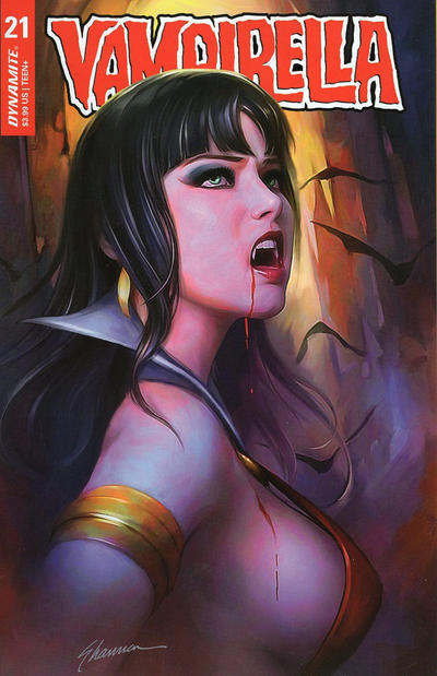 Cover for Vampirella (Dynamite Entertainment, 2019 series) #21 [Cover C Shannon Maer]