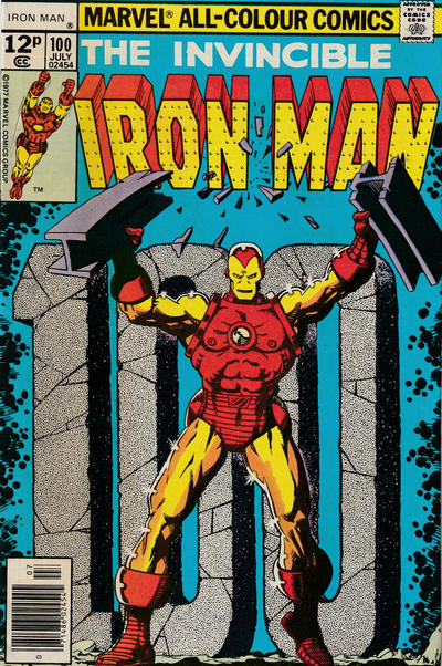 Cover for Iron Man (Marvel, 1968 series) #100 [British]