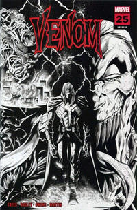 Cover Thumbnail for Venom (Marvel, 2018 series) #25 (190) [Third Printing - Ryan Stegman Black and White Wraparound]