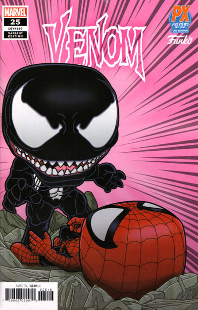 Cover for Venom (Marvel, 2018 series) #25 (190) [Funko PX Previews Exclusive - Mark Bagley]