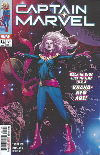 Cover for Captain Marvel (Marvel, 2019 series) #31 (165)