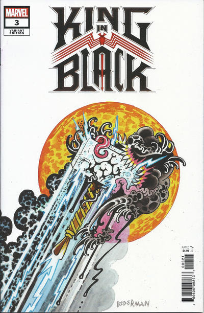 Cover for King in Black (Marvel, 2021 series) #3 [Variant Edition - 'Tattoo' - Ian Bederman Cover]