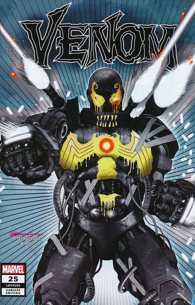 Cover for Venom (Marvel, 2018 series) #25 (190) [Greg Horn Art.com / Iron Lion Exclusive - Greg Horn]