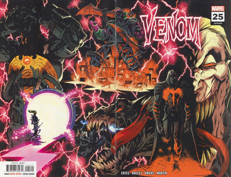 Cover for Venom (Marvel, 2018 series) #25 (190) [Second Printing - Ryan Stegman Wraparound Cover]