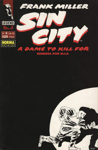 Cover Thumbnail for Sin City: A Dame to Kill For (NORMA Editorial, 1994 series) #4