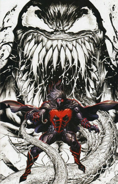 Cover for Venom (Marvel, 2018 series) #26 (191) [Unknown Comics / Street Level Hero Exclusive - Tyler Kirkham Virgin Art Color Splash]
