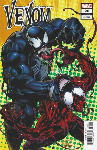 Cover for Venom (Marvel, 2018 series) #26 (191) [Mark Bagley Cover]