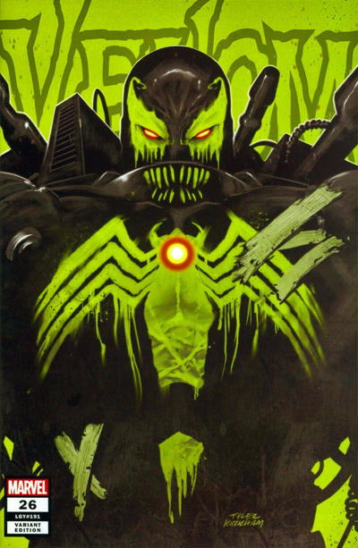 Cover for Venom (Marvel, 2018 series) #26 (191) [Unknown Comics / Street Level Hero Exclusive - Tyler Kirkham]