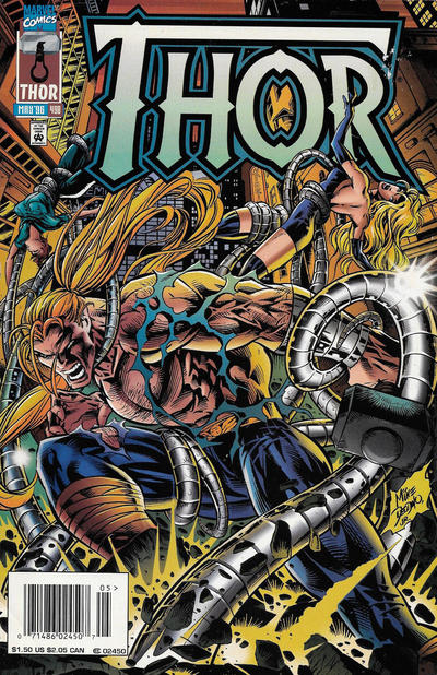 Cover for Thor (Marvel, 1966 series) #498 [Newsstand]