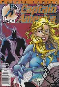 Cover for Captain America (Marvel, 1998 series) #49 (516) [Newsstand]