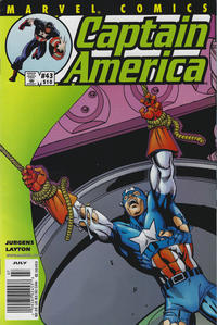 Cover for Captain America (Marvel, 1998 series) #43 (510) [Newsstand]