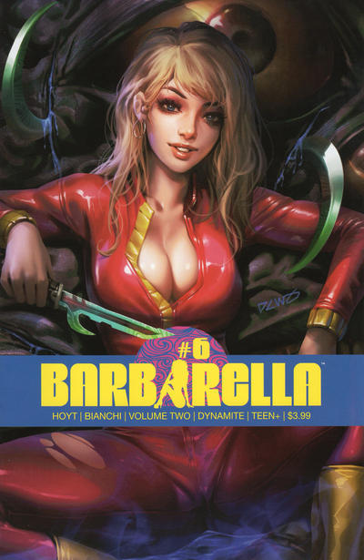 Cover for Barbarella (Dynamite Entertainment, 2021 series) #6 [Cover B - Derrick Chew]