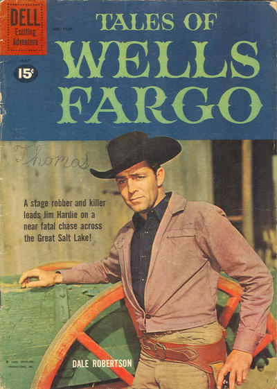 Cover for Four Color (Dell, 1942 series) #1167 - Tales of Wells Fargo [back cover ad]