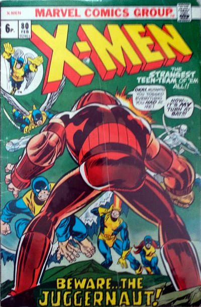 Cover for The X-Men (Marvel, 1963 series) #80 [British]