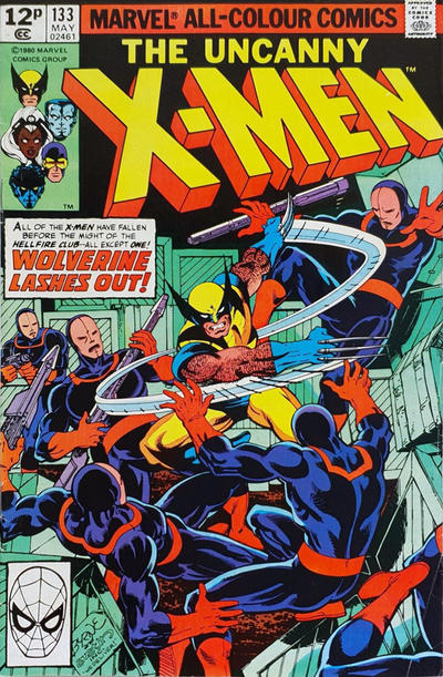 Cover for The X-Men (Marvel, 1963 series) #133 [British]