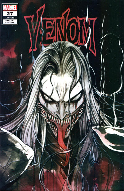 Cover for Venom (Marvel, 2018 series) #27 (192) [Frankie's Comics / Golden Apple Comics Exclusive - Peach Momoko]
