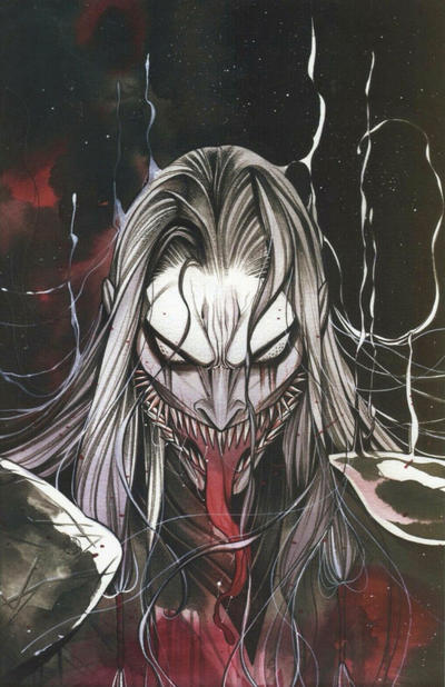 Cover for Venom (Marvel, 2018 series) #27 (192) [Frankie's Comics / Golden Apple Comics Exclusive - Peach Momoko Virgin Art]