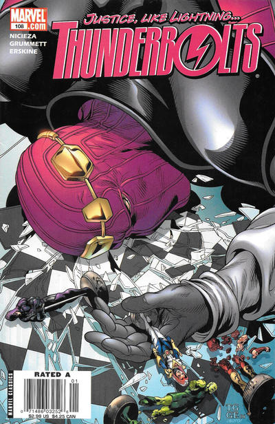 Cover for Thunderbolts (Marvel, 2006 series) #108 [Newsstand]