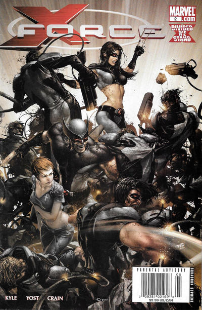 Cover for X-Force (Marvel, 2008 series) #2 [Newsstand]