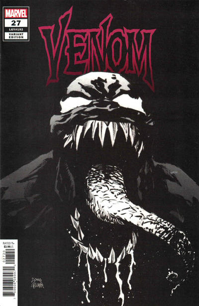 Cover for Venom (Marvel, 2018 series) #27 (192) [Ryan Stegman Sketch Cover]