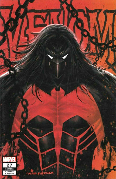 Cover for Venom (Marvel, 2018 series) #27 (192) [Unknown Comics / Street Level Hero Exclusive - Tyler Kirkham]