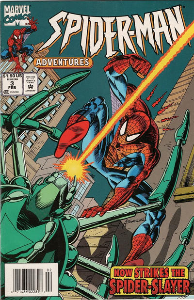 Cover for Spider-Man Adventures (Marvel, 1994 series) #3 [Newsstand]