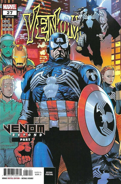 Cover for Venom (Marvel, 2018 series) #27 (192) [Second Printing]