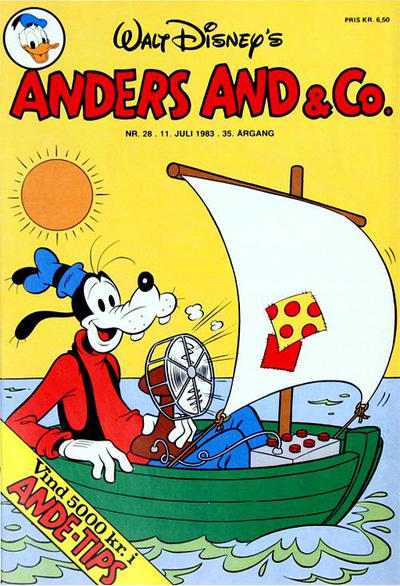 Cover for Anders And & Co. (Egmont, 1949 series) #28/1983
