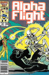 Cover for Alpha Flight (Marvel, 1983 series) #35 [Newsstand]