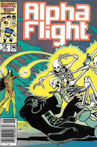 Cover Thumbnail for Alpha Flight (Marvel, 1983 series) #35 [Newsstand]