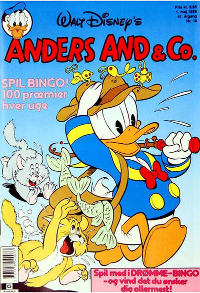Cover for Anders And & Co. (Egmont, 1949 series) #18/1989