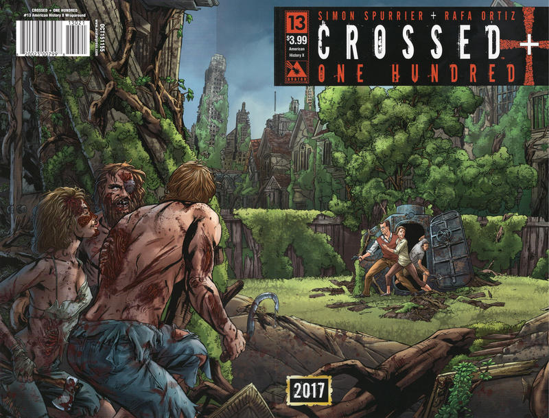 Cover for Crossed Plus One Hundred (Avatar Press, 2014 series) #13 [American History X Wraparound Cover]