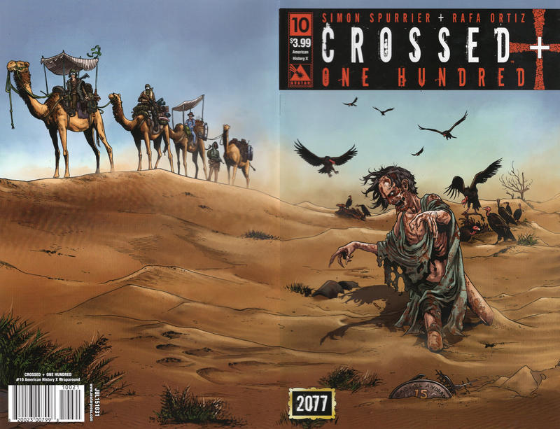 Cover for Crossed Plus One Hundred (Avatar Press, 2014 series) #10 [American History X Wraparound Cover]